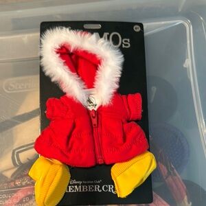 Disney Red Hooded Jacket with Yellow Booties for nuncio